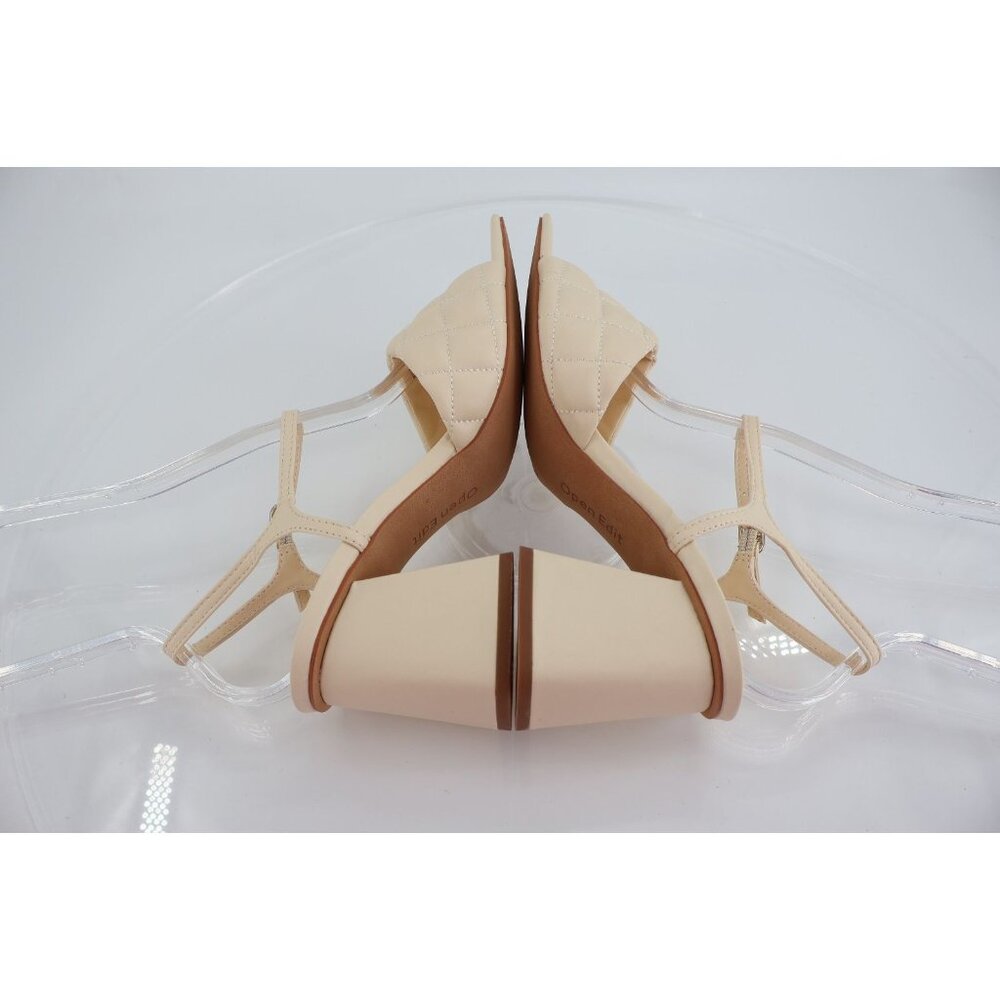 Open Edit Austyn Quilted Square Toe Block Heel Sl… - image 9